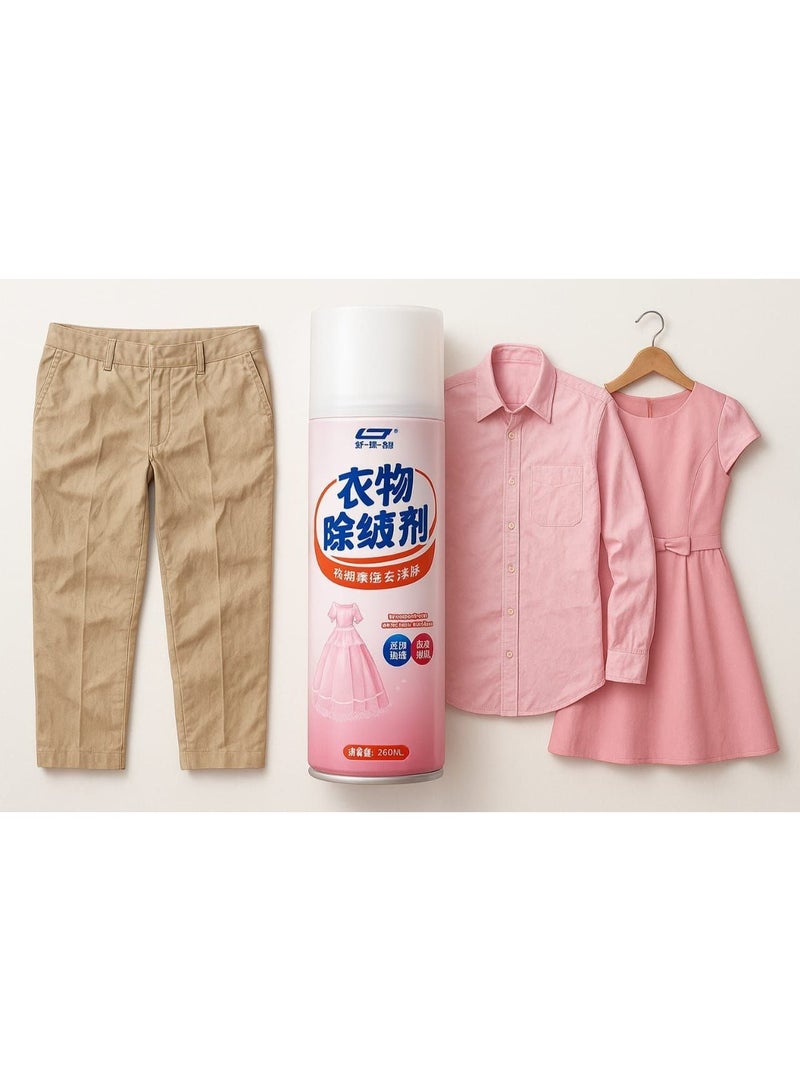 بخاخ مزيل للتجاعيد، مضاد للكهرباء الساكنة، مزيل للروائح، ٢٦٠ مل بخاخ منعش للأقمشة - Image 2